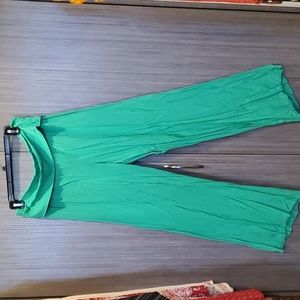 Green palazzo Pants
